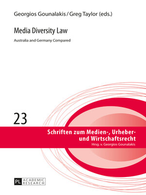 cover image of Media Diversity Law